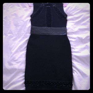 Black bandage dress